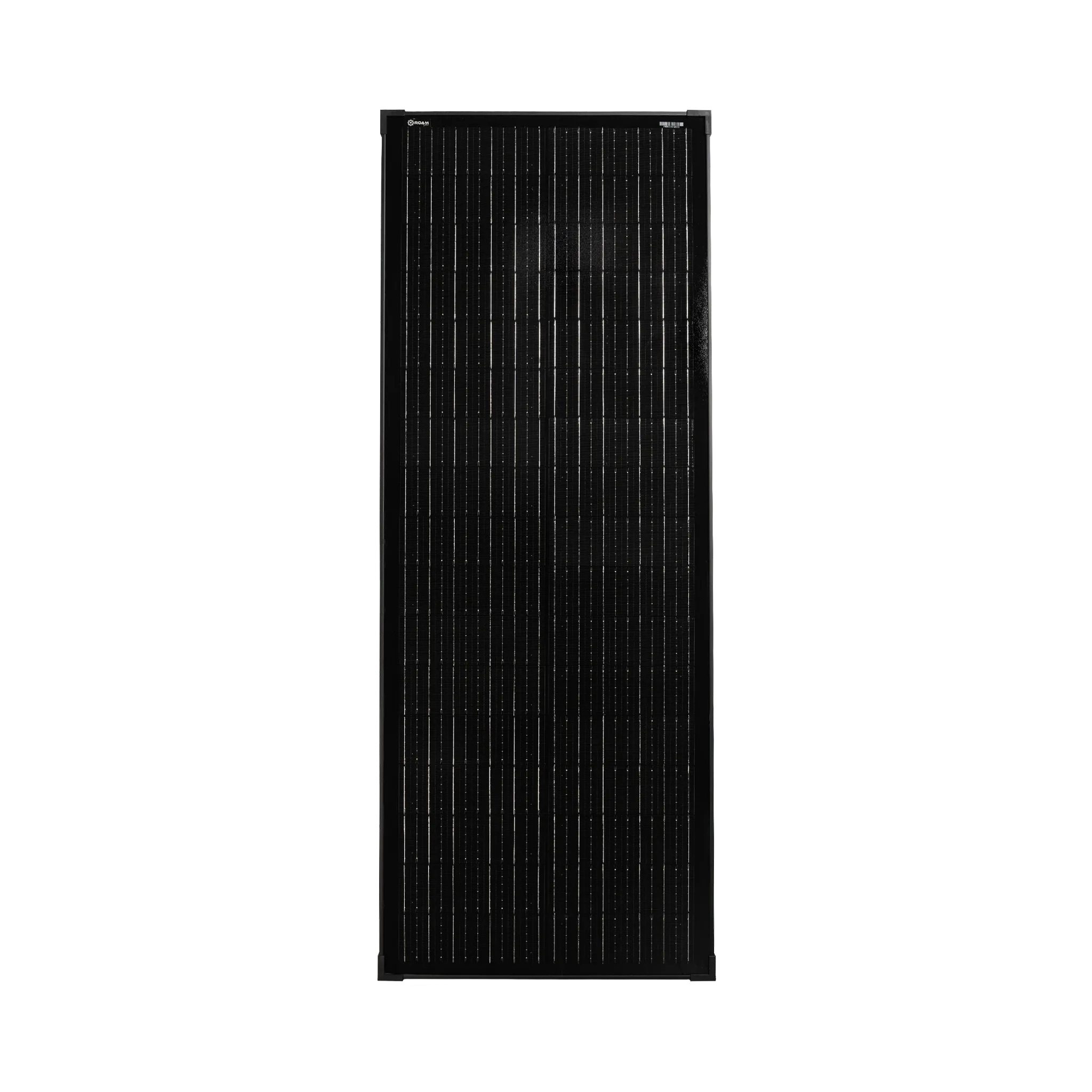 Roam Gear 100W 12V Slimline Black Glass Solar Panel (20mm Frame)