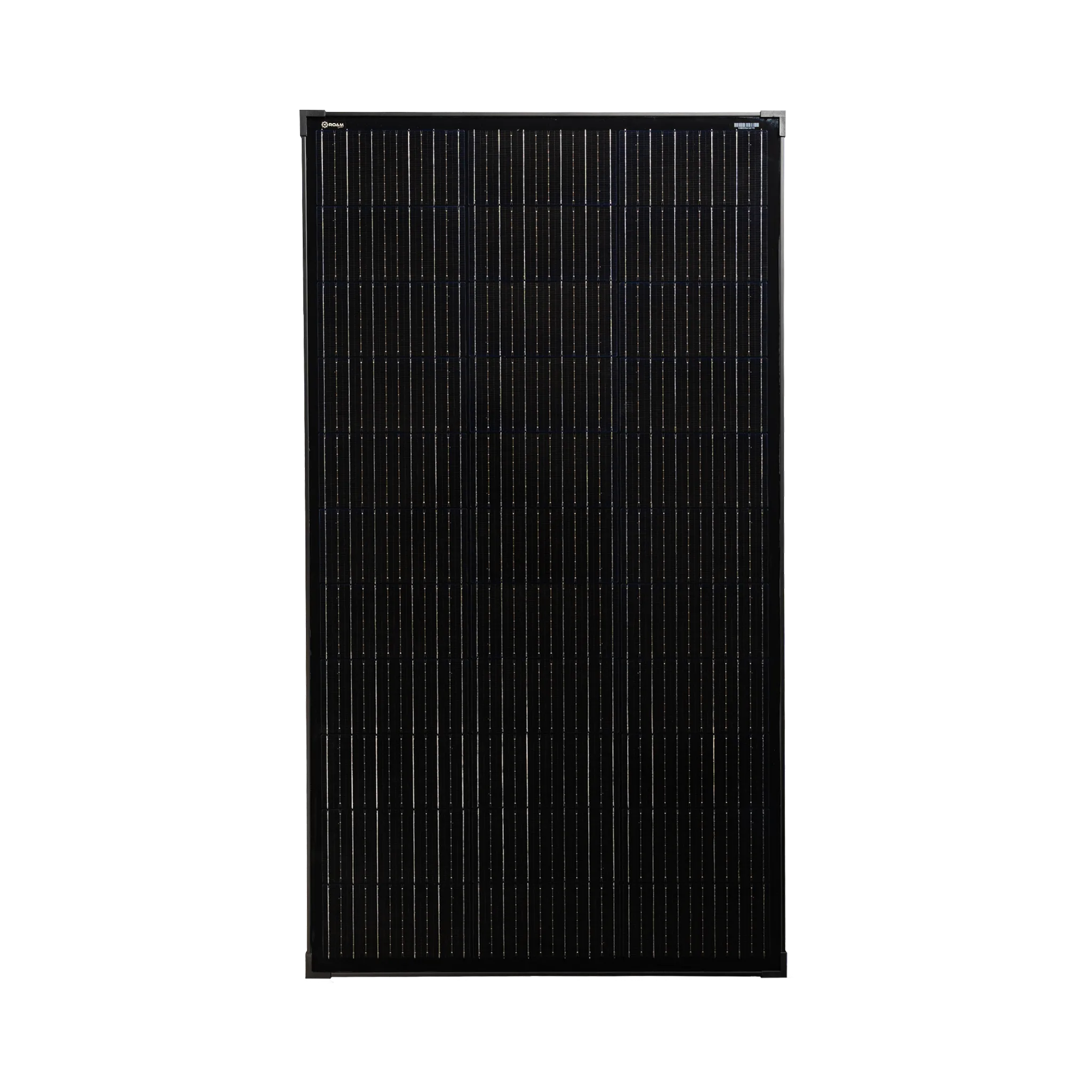 Roam Gear 160W 12V Slimline Black Glass Solar Panel (20mm Frame)
