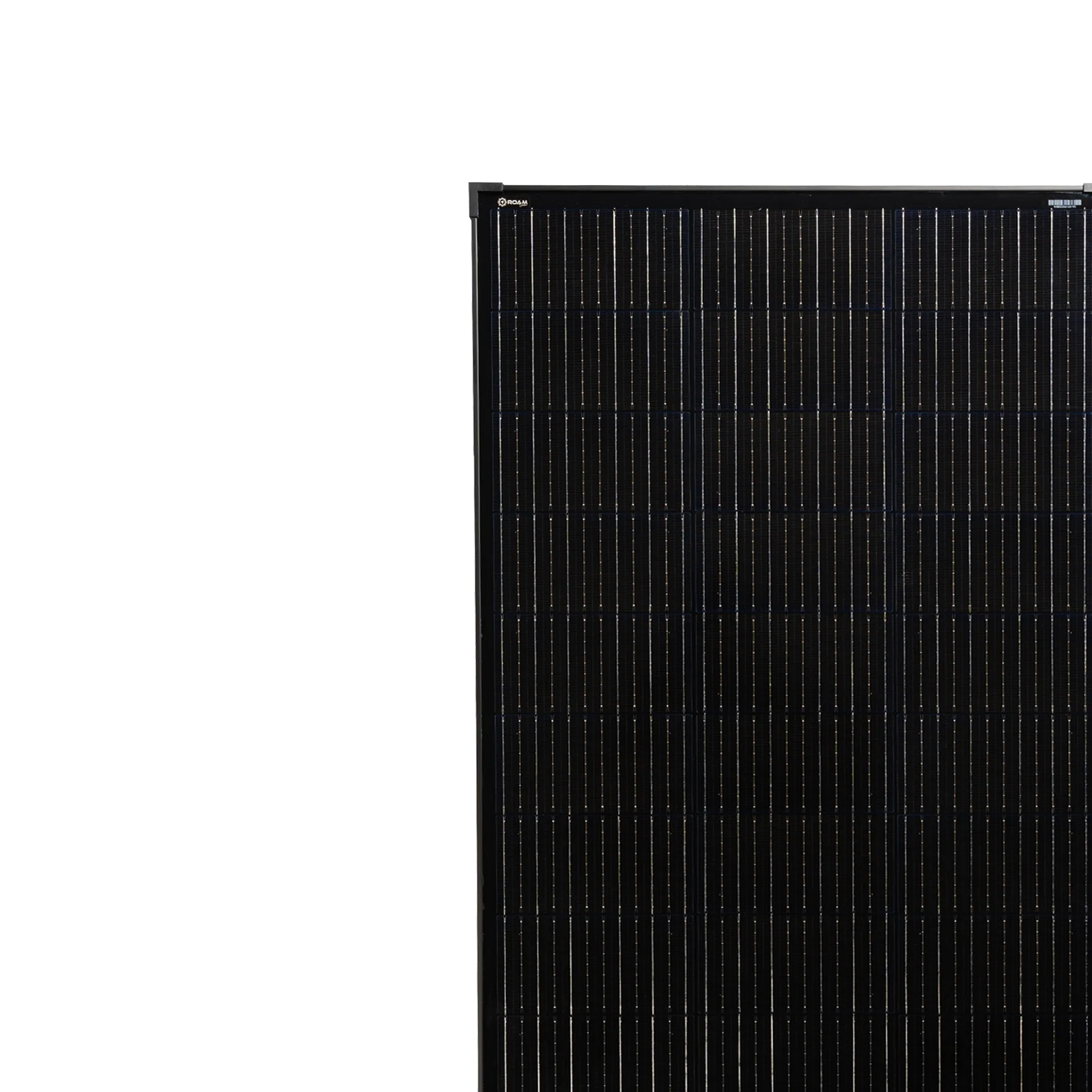 Roam Gear 200W 12V Slimline Black Glass Solar Panel (20mm Frame)
