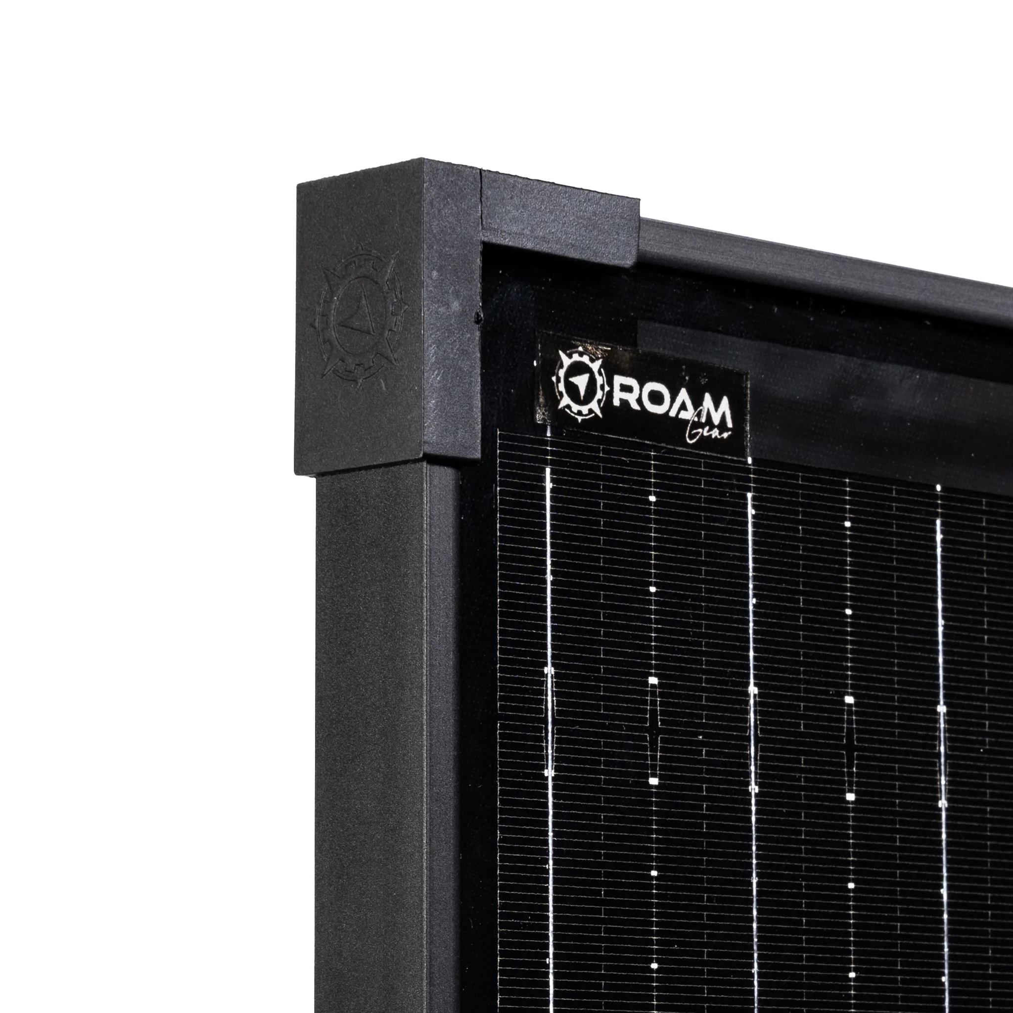 Roam Gear 200W 12V Slimline Black Glass Solar Panel (20mm Frame)