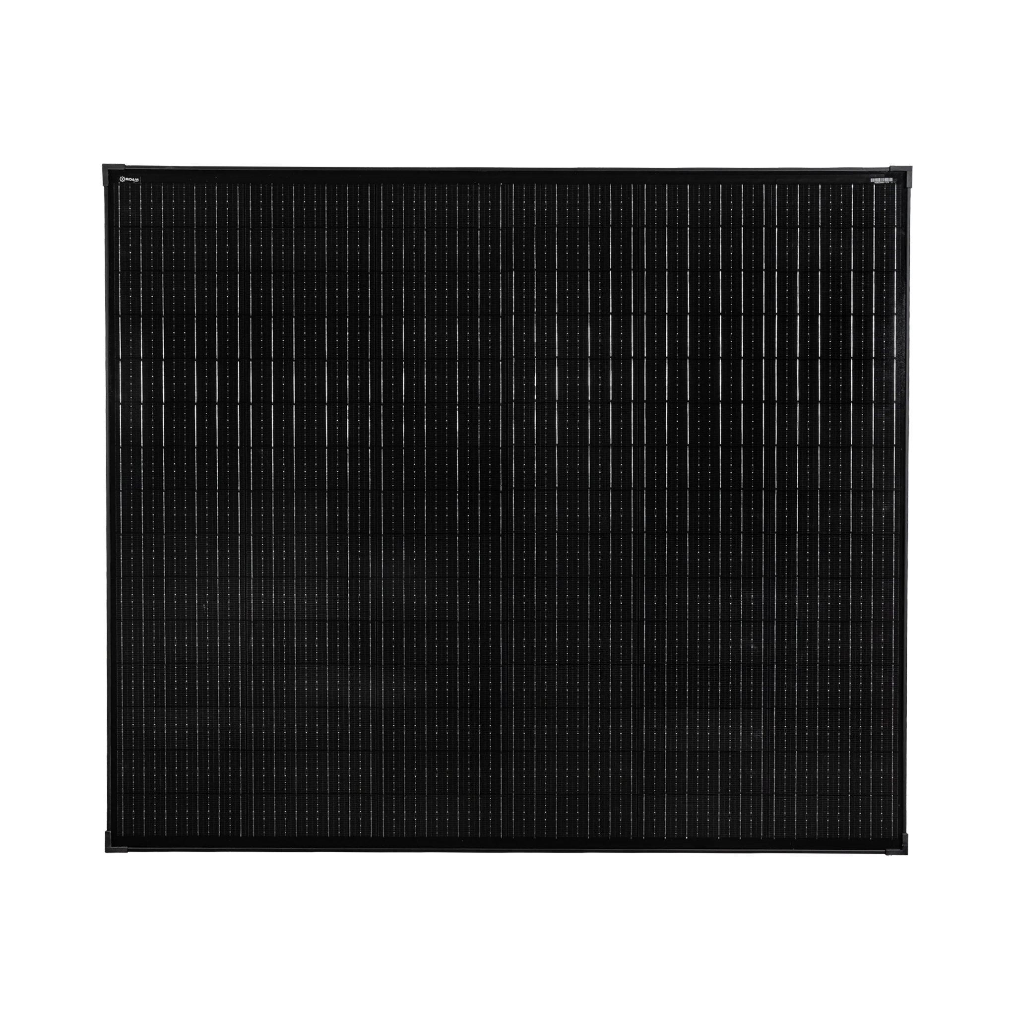 Roam Gear 250W 12V Slimline Black Glass Solar Panel (20mm Frame)