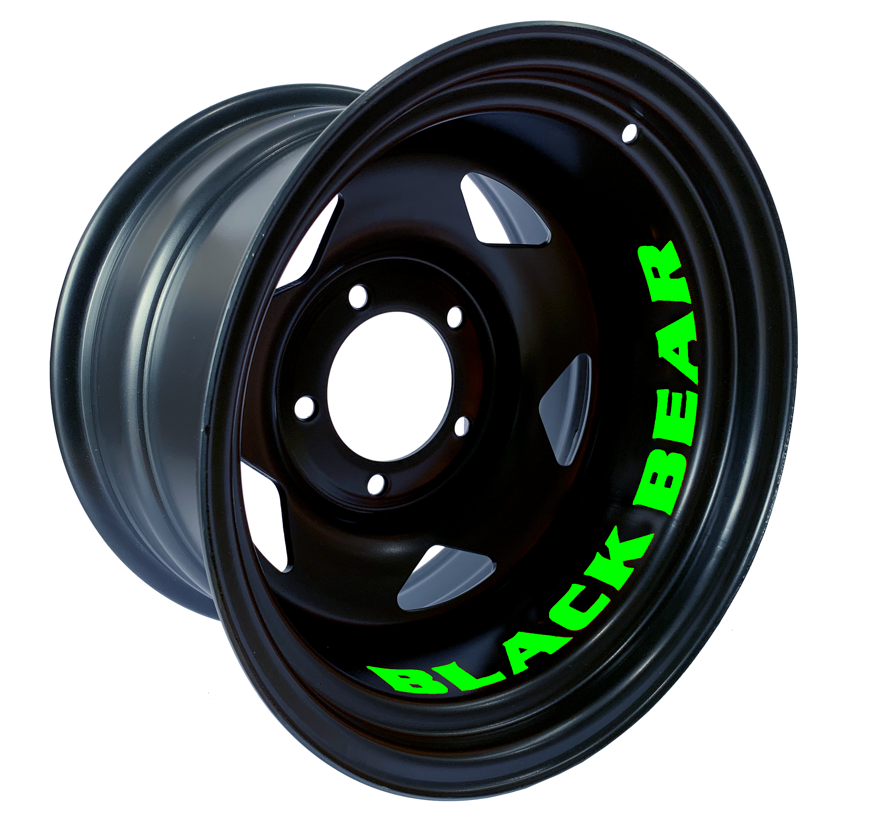 Black Bear 17" Rim Tech | 618S | Steel | Satin Black