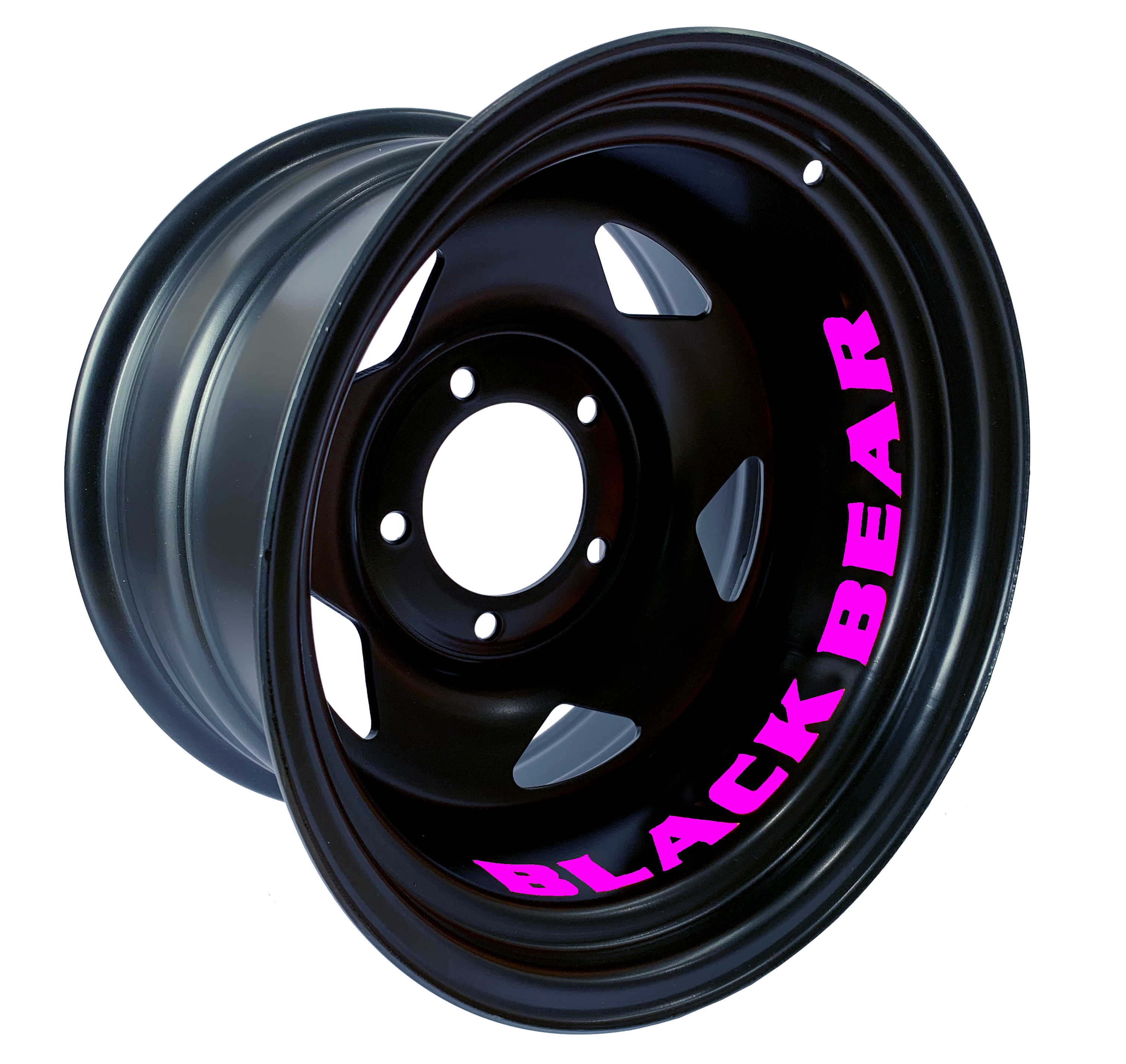 Black Bear 17" Rim Tech | 618S | Steel | Satin Black