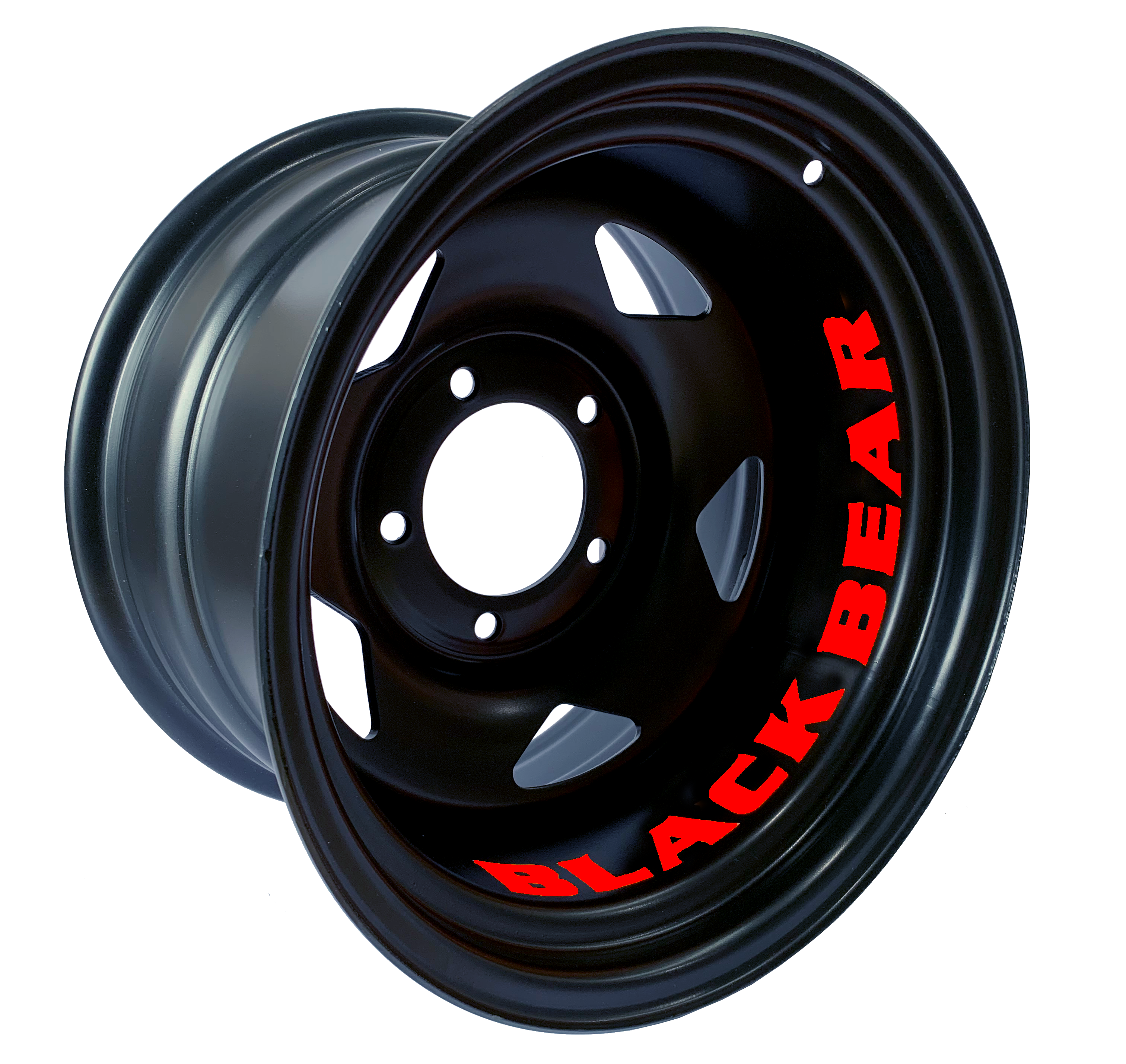 Black Bear 17" Rim Tech | 618S | Steel | Satin Black