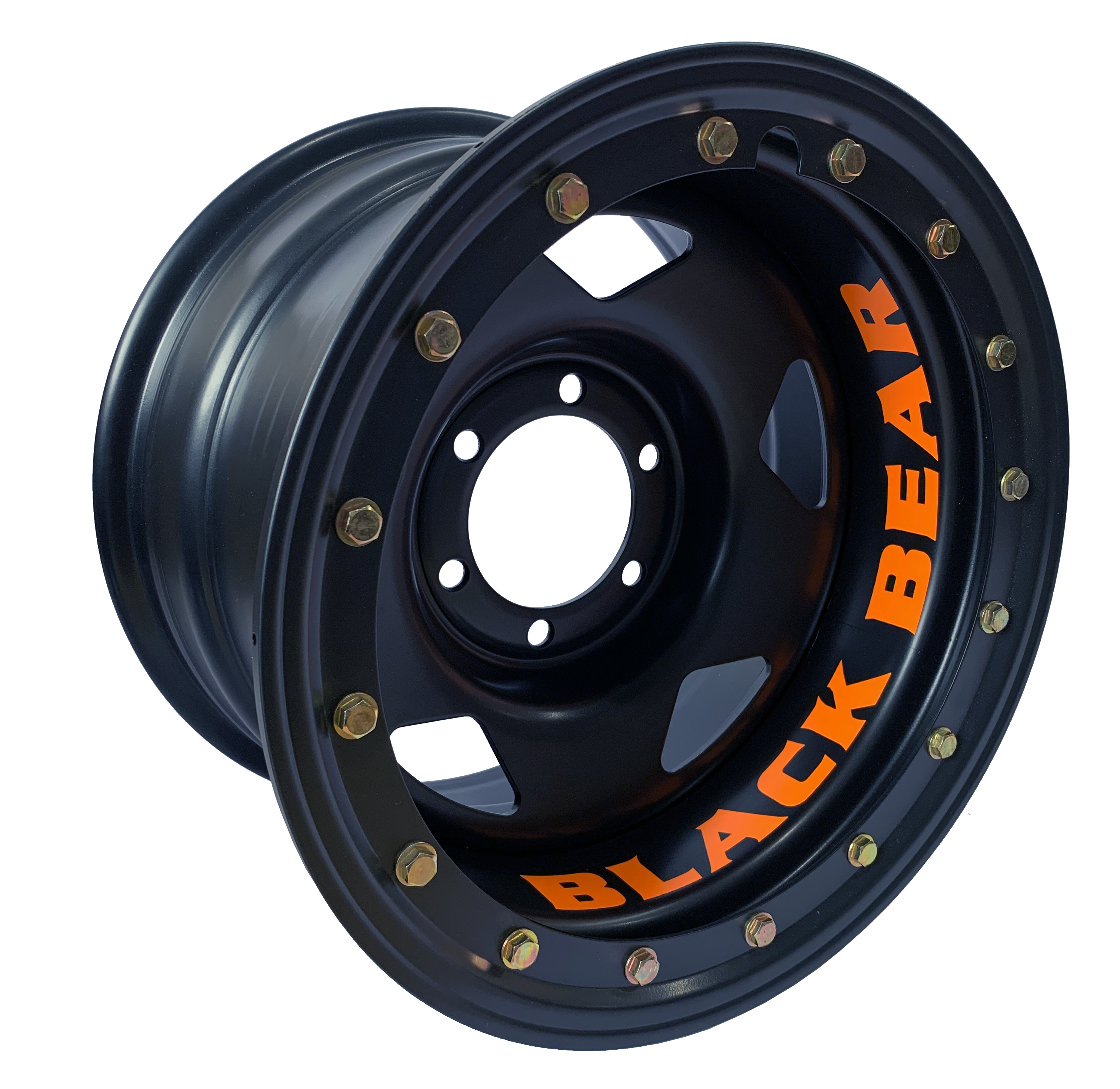 Black Bear 16" Rim Tech | 618SF | Imitation Beadlock | Satin Black