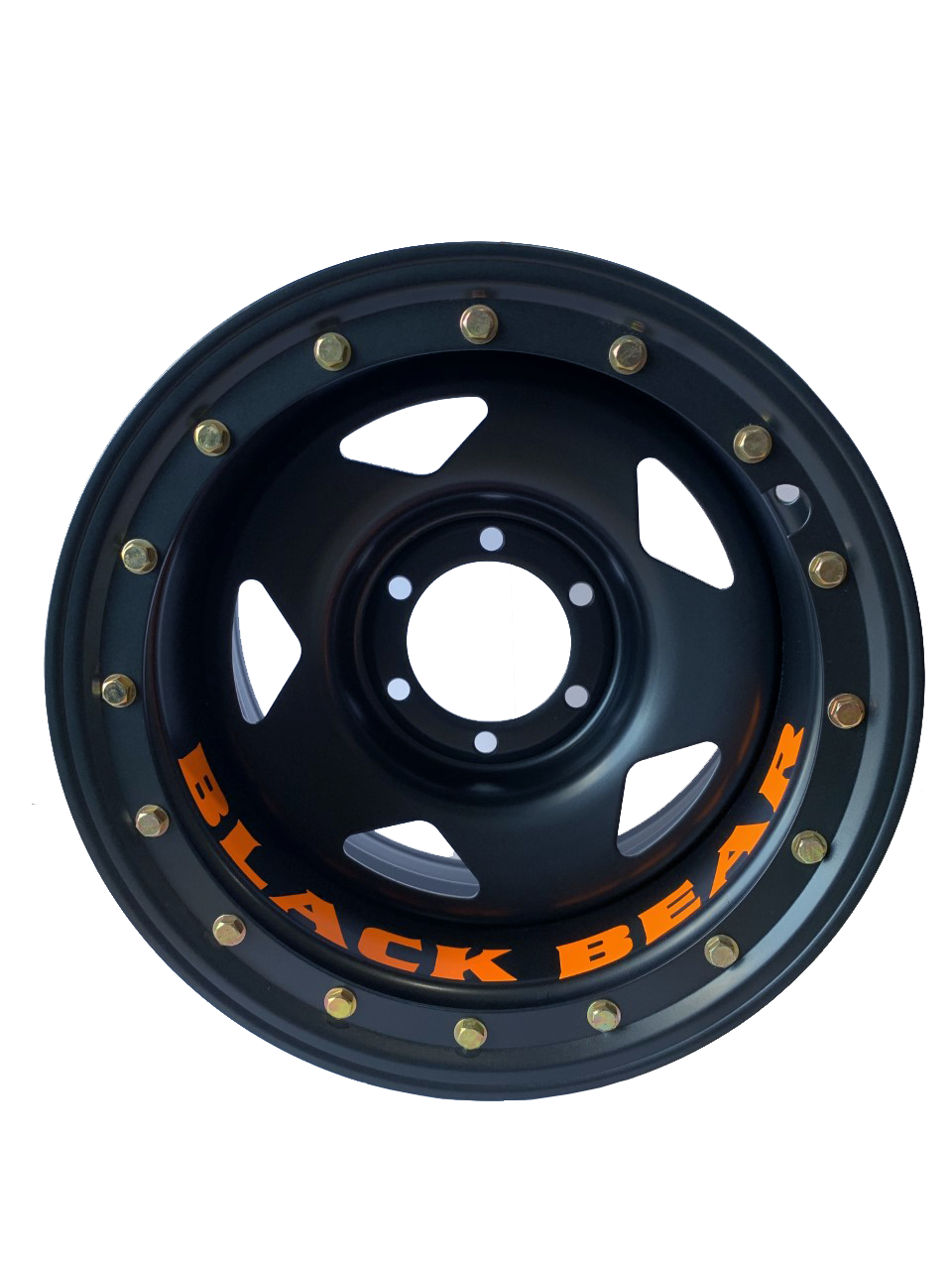 Black Bear 16" Rim Tech | 618SF | Imitation Beadlock | Satin Black